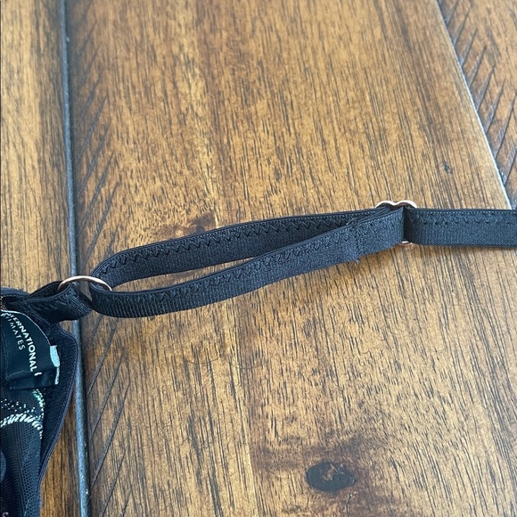 INC CONCEPTS EMBROIDERED SHEER BLACK MESH BODYSUIT TROPICAL FLORAL SIZE M - Picture 7 of 12